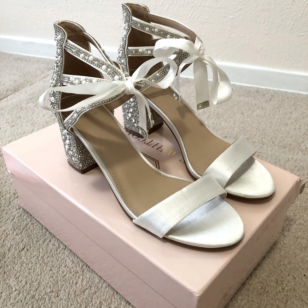 Kate Whitcomb Bridal Heels